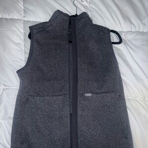 BRAND NEW Figs Charcoal Knit Vest